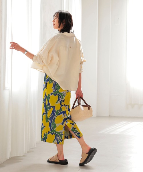 Jines（ジネス） ブラウス シャツ 6ozデニムライトデニムシャツ