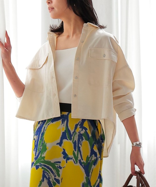 Jines（ジネス） ブラウス シャツ 6ozデニムライトデニムシャツ