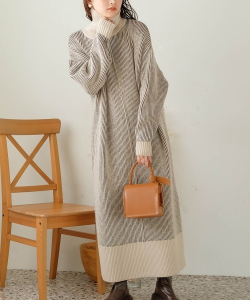 「Bab」 ニットワンピース FREE ブラック レディース_画像7