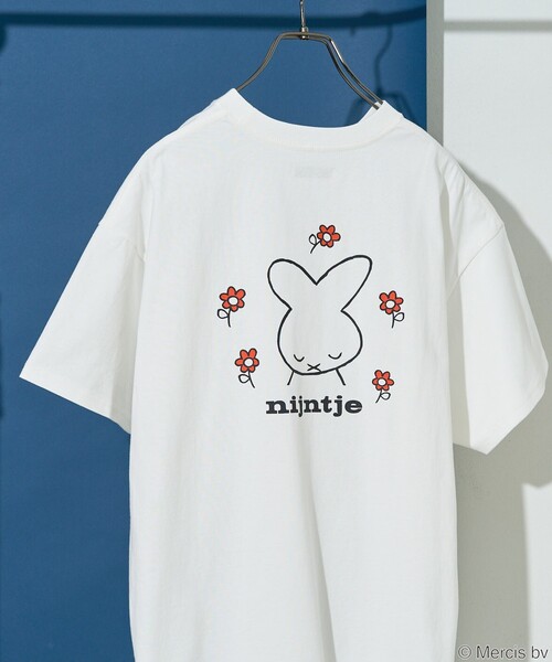 tシャツ 「 Miffy / ミッフィー 」70周年ナインチェTシャツ　WNI レディース メンズ ミッフィー Miffy ナインチェ ロングスリーブTシャツ フェイス
