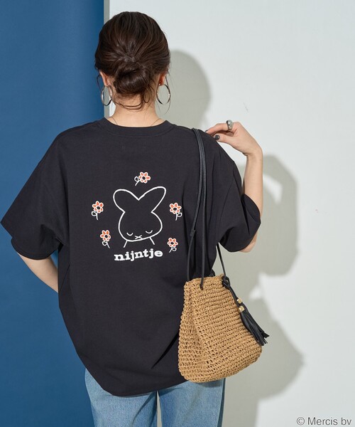 tシャツ 限定展開/別注/Nijntje/ナインチェ　miffy/ミッフィー フラワープリント 半袖Tシャツ レディース | FREAK'S STORE | 04