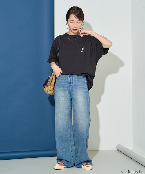 tシャツ 限定展開/別注/Nijntje/ナインチェ　miffy/ミッフィー フラワープリント 半袖Tシャツ レディース | FREAK'S STORE | 06