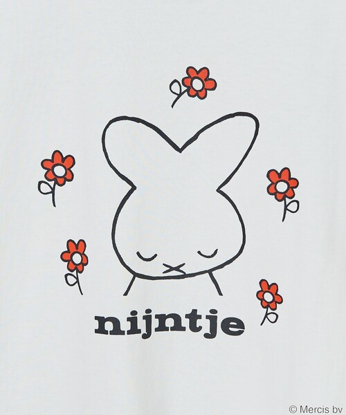Miffy ミッフィー花柄Tシャツ ブルー×80cm | マタニティ・ベビー