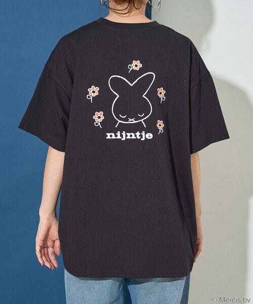 ミッフィー希少・bag in 花柄Tシャツ FREAK'S STORE/別注/Nijntje/ナインチェ miffy/ミッフィー