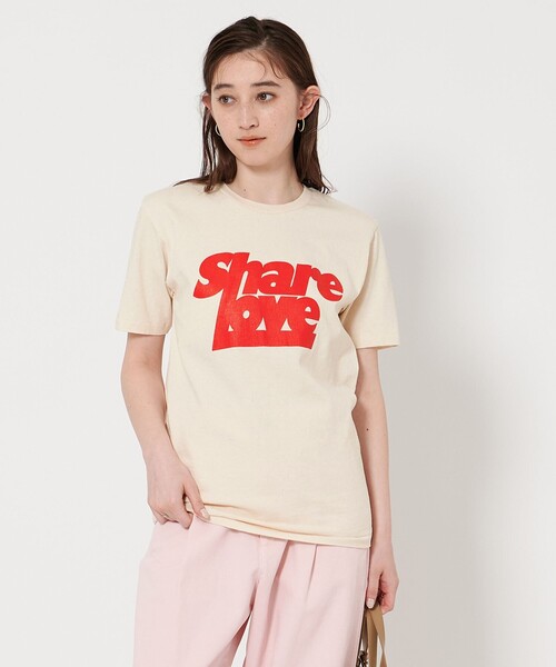 tシャツ 「別注」「MIXTA」SHARE LOVE Tシャツ レディース