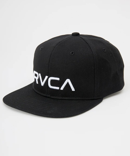 RVCA ブラック スナップバック キャップ RVCA ブラック スナップバックキャップ - メルカリ