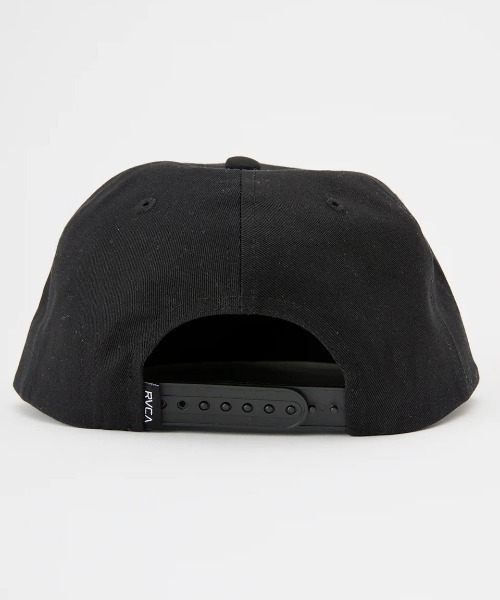 RVCA ブラック スナップバック キャップ RVCA キャップ 帽子 メンズ TWILL SNAPBACKキャップ 「2025年春