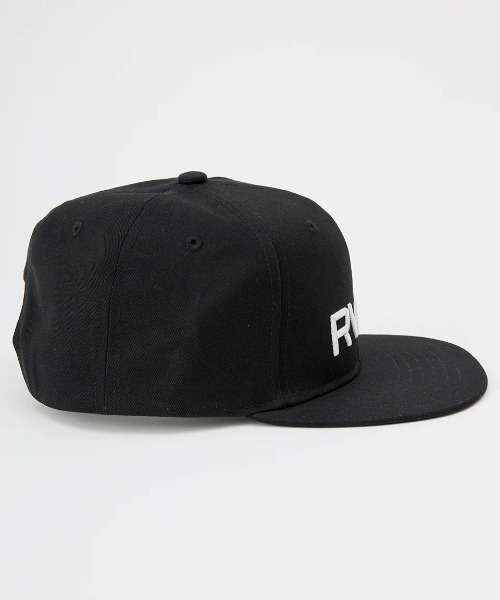 RVCA ブラック スナップバック キャップ 送料無料】ストラップバックキャップ 帽子 RVCA ルーカ ANP