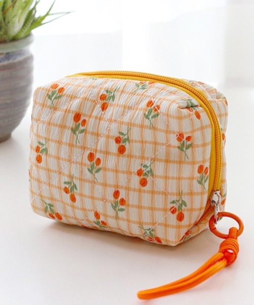 ポーチ Pochi Pouch/ストラップ付き チューリップ キルティング  ポーチ レディース | CERCA | 04