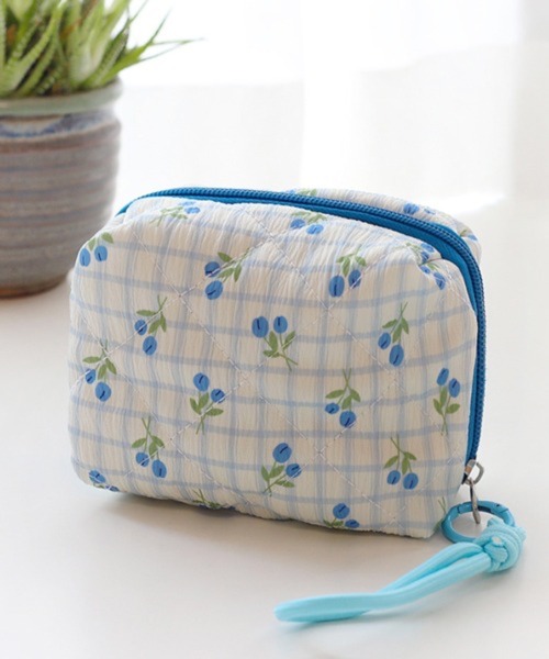 ポーチ Pochi Pouch/ストラップ付き チューリップ キルティング  ポーチ レディース | CERCA | 01
