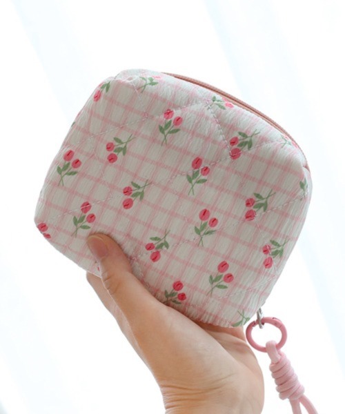 ポーチ Pochi Pouch/ストラップ付き チューリップ キルティング  ポーチ レディース | CERCA | 05