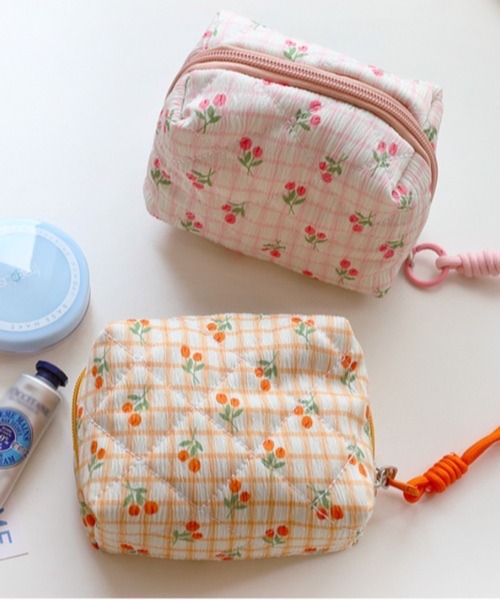 ポーチ Pochi Pouch/ストラップ付き チューリップ キルティング  ポーチ レディース | CERCA | 07