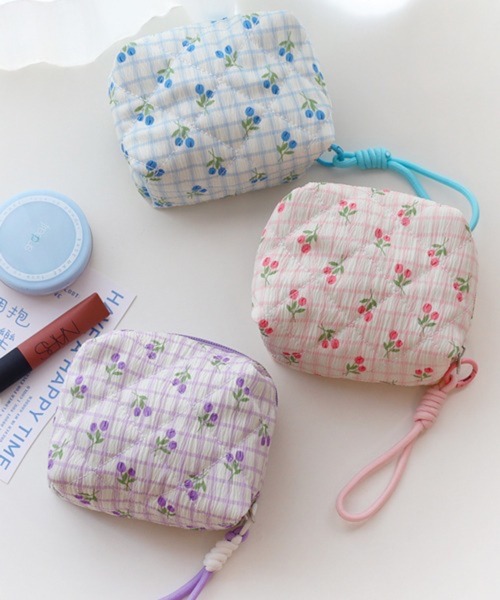 ポーチ Pochi Pouch/ストラップ付き チューリップ キルティング  ポーチ レディース | CERCA | 12