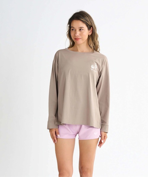 ROXY PICNIC GINGHAM長袖ラッシュTシャツ付き 水着 4点セット ロキシー（ROXY）（レディース）PICNIC GINGHAM 長袖ラッシュT