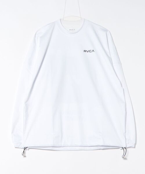 RVCA - RVCA ムラサキスポーツ別注　水陸両用　ラッシュガード　長袖　Mサイズ　白 RVCA/ルーカ ラッシュガード 長袖 ジップアップパーカー バック