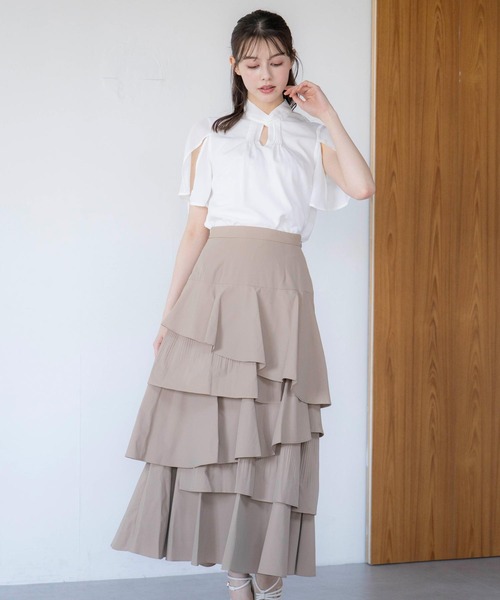 Noela スカート ティアードフリルスカート : ZOZOTOWN Yahoo!店