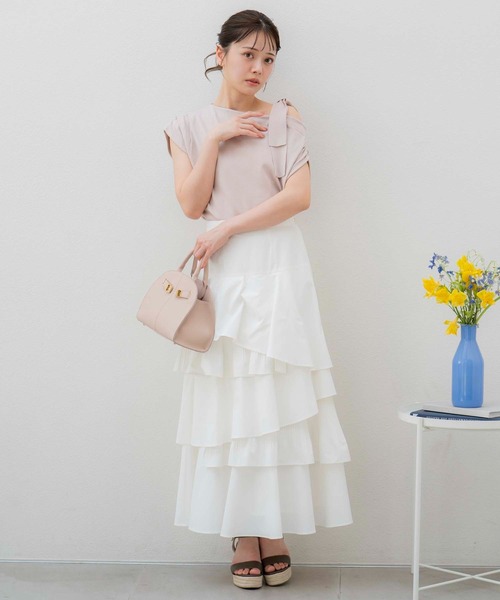 ノエラ　ティアードフリルスカート　M Noela スカート ティアードフリルスカート : ZOZOTOWN Yahoo!店