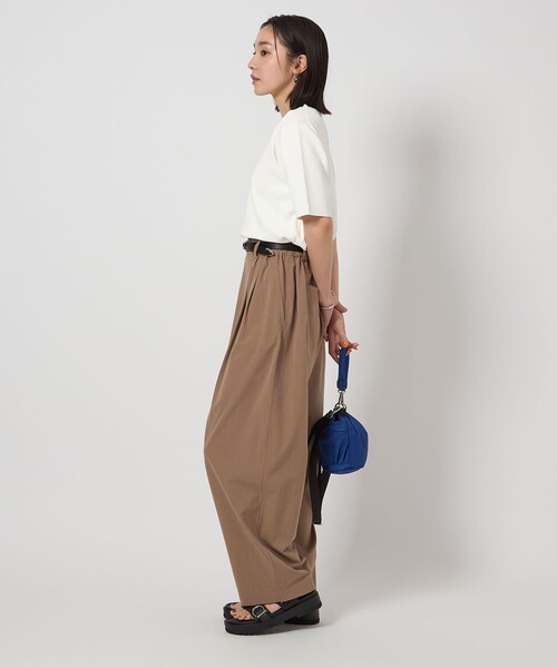 ニット セーター 「WEB限定」「at ease」 サマー ニット TEE -ウォッシャブル・接触冷感・UVカット- レディース