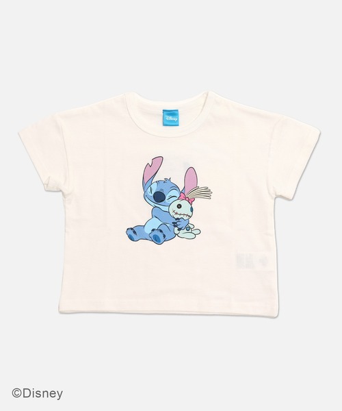 【Disney】実写版 リロ＆スティッチ Cute Trouble 半袖Tシャツ Disney tシャツ 「リロ＆スティッチ」半袖Tシャツ キッズ 子供服
