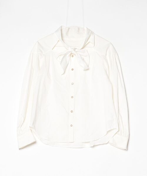Her lip to◆長袖ブラウス/M/コットン/WHT/無地// Her lip to 「Her to」 長袖ブラウス M ホワイト レディース