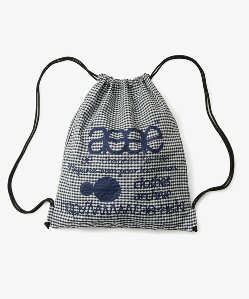 デイバック リュック WEB LOGO GYM SACK レディースの画像