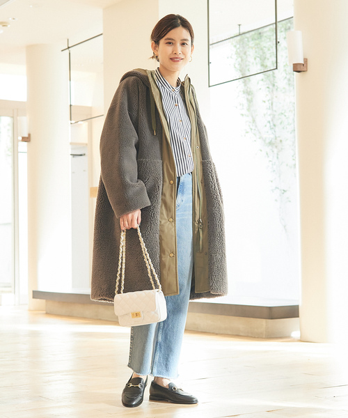 MICA&DEAL（マイカアンドディール） コート フリー モカ レディース