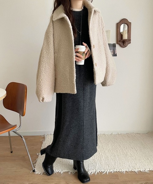 classicalelf（クラシカルエルフ） ブルゾン アウター ボリューム感と