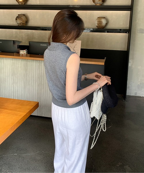 ノースリーブボウタイトップス レディース ノースリーブボウタイトップス レディース : ZOZOTOWN Yahoo!店