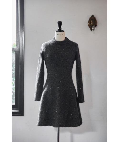 Her lip to ニットワンピース S グリーン レディース : ZOZOTOWN Yahoo