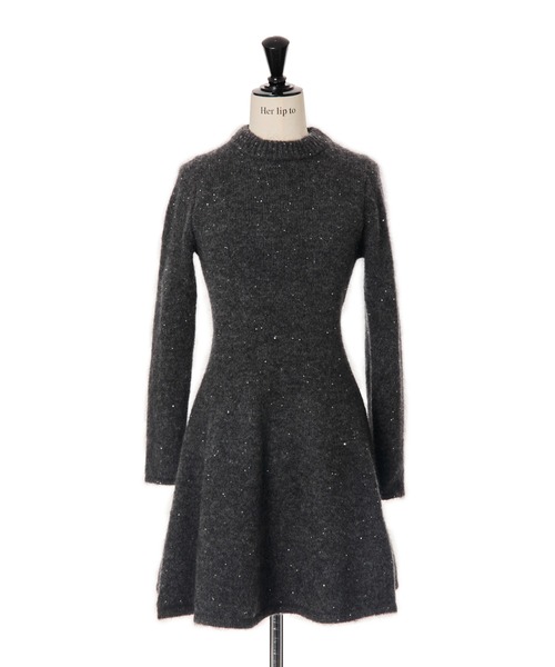 Her lip to ニットワンピース S グリーン レディース : ZOZOTOWN Yahoo