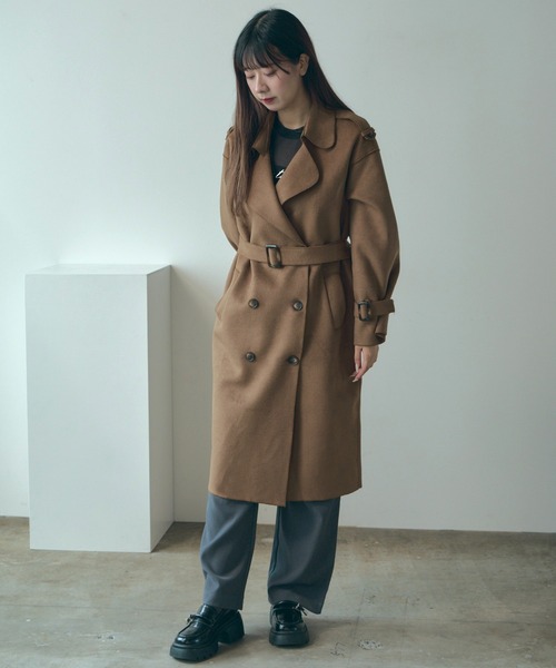 BLANK（ブランク） トレンチコート コート Long Trench Coat / ロング