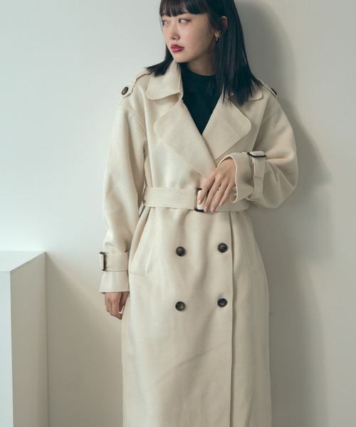 BLANK（ブランク） トレンチコート コート Long Trench Coat / ロング