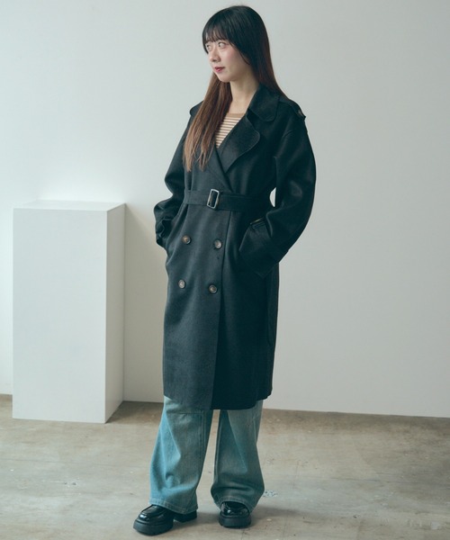 BLANK（ブランク） トレンチコート コート Long Trench Coat / ロング