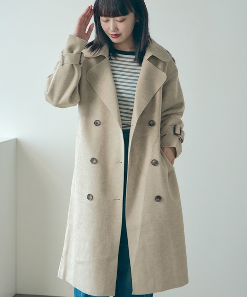 BLANK（ブランク） トレンチコート コート Long Trench Coat / ロング