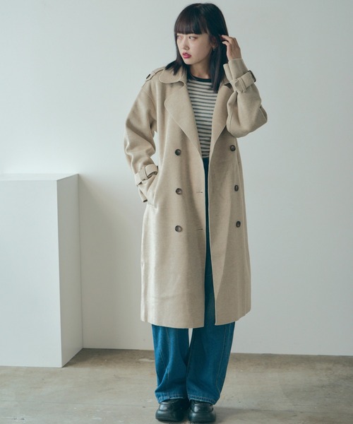 BLANK（ブランク） トレンチコート コート Long Trench Coat / ロング