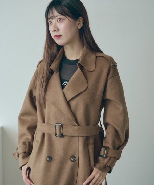 BLANK（ブランク） トレンチコート コート Long Trench Coat / ロング