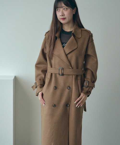 BLANK（ブランク） トレンチコート コート Long Trench Coat / ロング