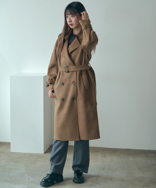 BLANK（ブランク） トレンチコート コート Long Trench Coat / ロング