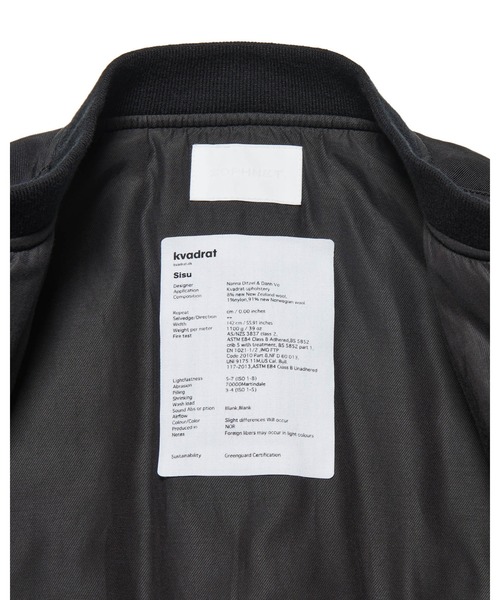 SOPHNET.（ソフネット） ma1 ma-1 FLIGHT JACKET / Kvadrat Sisu