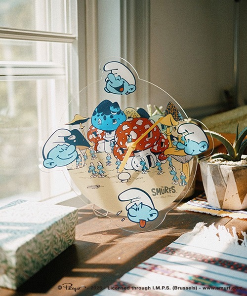 studio CLIP（スタディオクリップ） 時計 アクリル時計「スマーフ