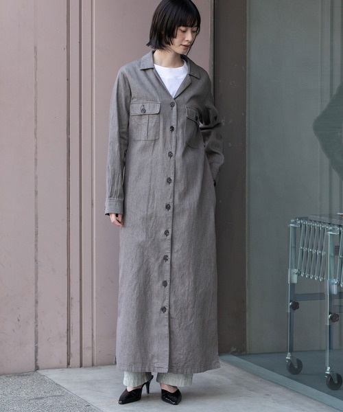 Munich（ミューニック） シャツワンピース 6ozスラブデニムシャツ