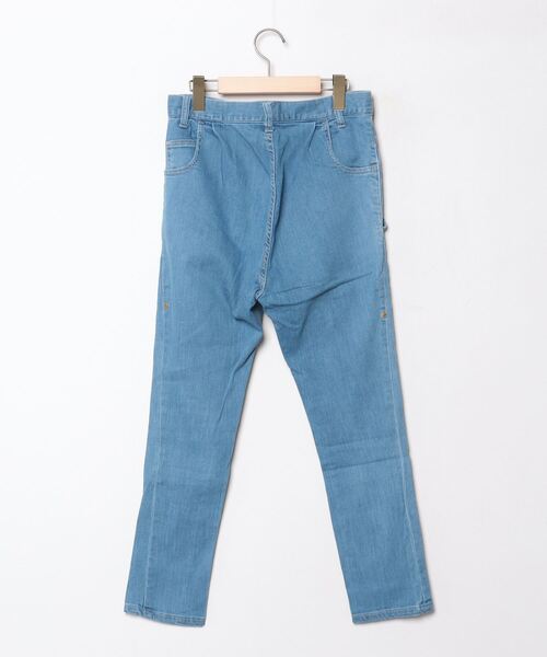 良品★　メルシーボークー　ウインクパン サルエルデニム　W74cm　強ストレッチ mercibeaucoup，(メルシーボークー) / ×LEE/前後ろ逆パンツ