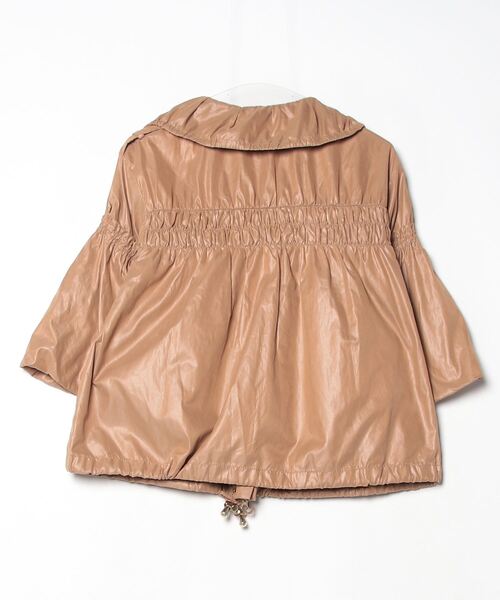 「Lefua lea」 フリルブルゾン - ブラウン レディース_画像2