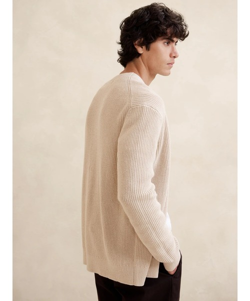 ベージュ ニットカーディガン バナナリパブリック BANANA REPUBLIC 「BANANA FACTORY STORE」 ニットカーディガン