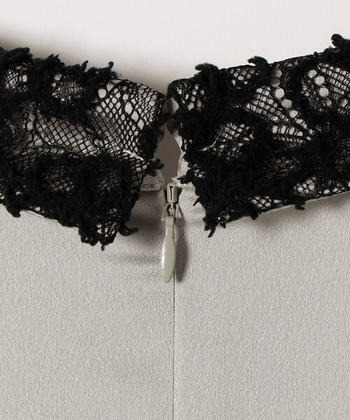 SHIPS any サテン レースカラー ブラウス SHIPS｜SHIPS any:<洗濯機可能>サテン レースカラー ブラウス