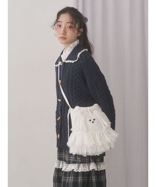 merry jenny（メリージェニー） カーディガン toggle button knit