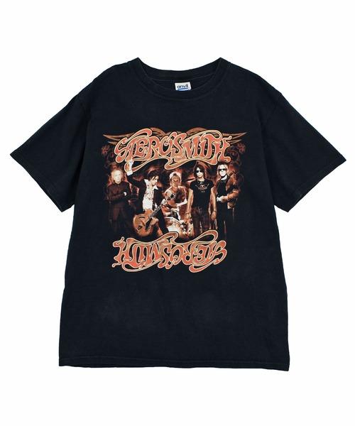 anvil tシャツ 「USED」Y2K “Aerosmith” バンド Tシャツ メンズ