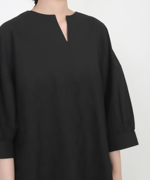 「Brocante」 7分袖ブラウス 2 ブラック レディース_画像5