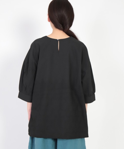 「Brocante」 7分袖ブラウス 2 ブラック レディース_画像8