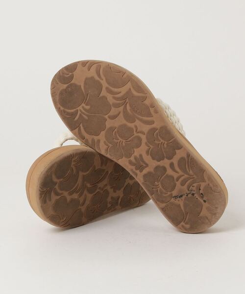 「ROXY」 フラットサンダル 23cm ホワイト レディース_画像3